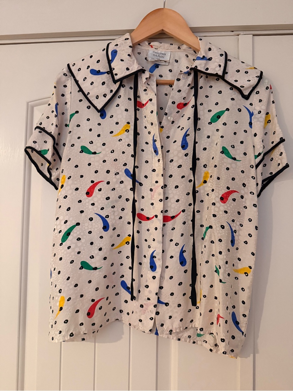 Francesca Of Damon Silk Blouse - Vintage
